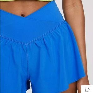 OFFLINE By Aerie Real Me Crossover Flowy Short cobalt blue